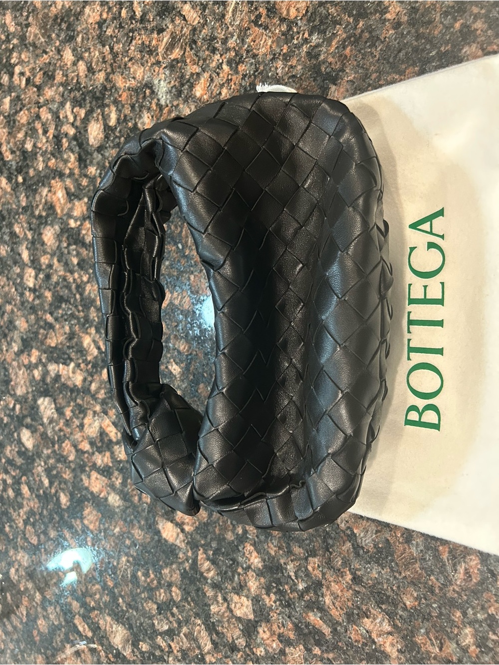 Mini Jodie Intrecciato Leather Top Handle Bag